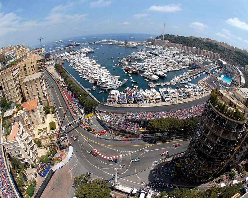 Amura,Circuitos del legendario Gran Premio de Formula 1 de Mónaco. 