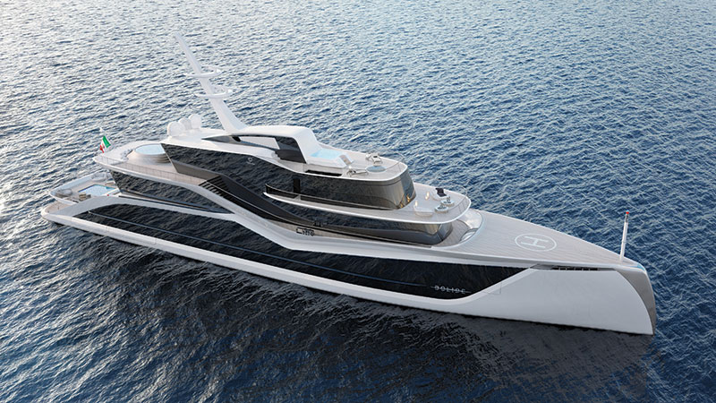 Amura,Progetto Bolide: concepto de Tankoa Yachts & Exclusiva Design Studio 
