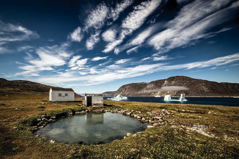 Amura,AmuraWorld,AmuraYachts,Groenlandia, Uunartoq has 37° C. springs.