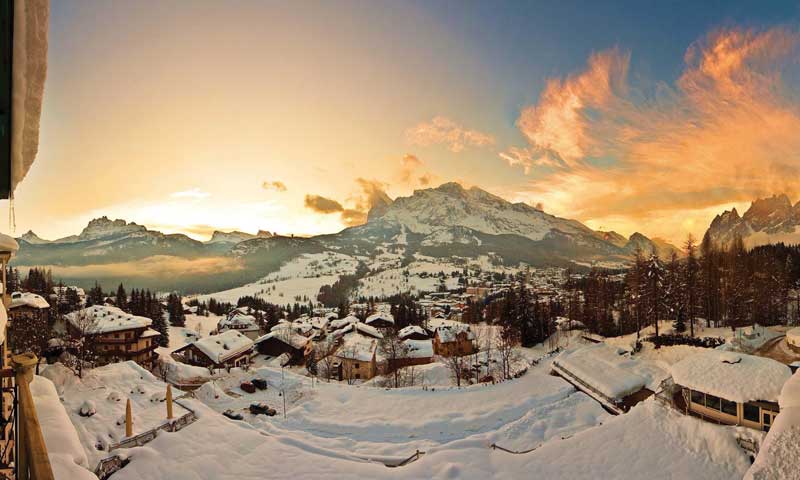 Amura,AmuraWorld,AmuraYachts,Top 10: Destinos para esquiar, Cortina D'Ampezzo will host the 2026 Winter Olympic Games.