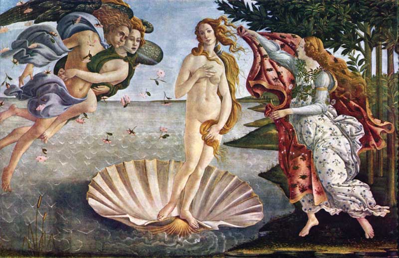 Amura,AmuraWorld,AmuraYachts,Xtreme marine sports, El Nacimiento de Venus, Sandro <br />Botticelli. 1484-1485.
