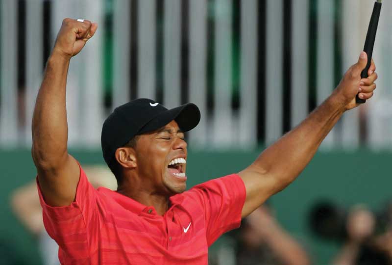 Amura,AmuraWorld,AmuraYachts,Las joyas del golf, Tiger Woods has already completed his Tiger Slam.