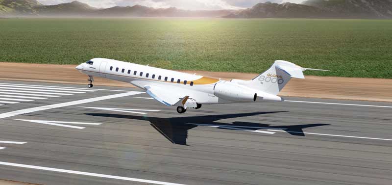 Amura,AmuraWorld,AmuraYachts,Forte dei Marmi, El Bombardier 8000 tiene la posibilidad de transportar a 19 pasajeros.