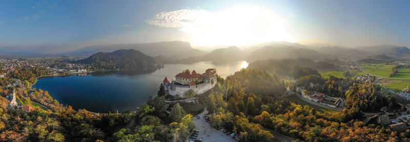 Amura,Amura World,Amura Yachts,Mar Adriático ,Balcanes, Church of the Assumption of the Virgin Mary on the island of Bled, Slovenia.